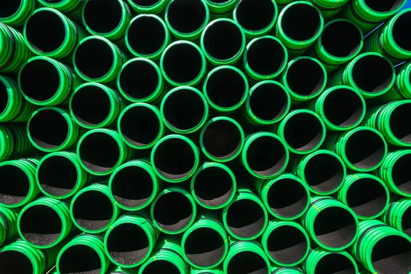 Plastic Pipes Drainage Detail — Stock Photo, Image