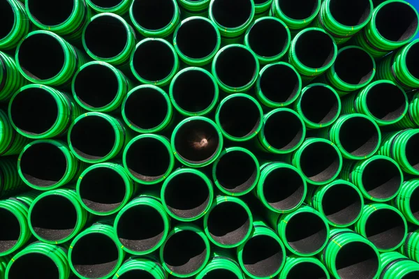 Detalle de drenaje de tubos de plástico —  Fotos de Stock