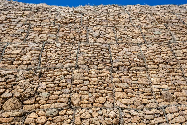 Pared de alambre de piedra — Foto de Stock