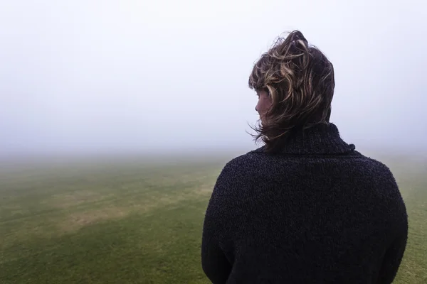 Будущее женского тумана — стоковое фото