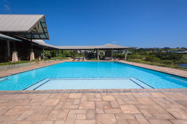 Swimming Pool Blue Home Estate — Stock Photo, Image