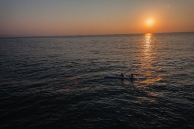 sörf kayak Çoruh okyanus yansımaları gündoğumu