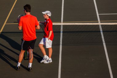 tenis antrenörü öğrenci talk