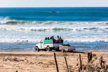 Scuba diving tekne 4 x 4 araç dalgıçlar beach