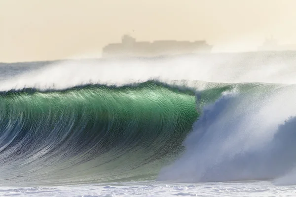 Large Wave Wall Power — Stock Photo, Image
