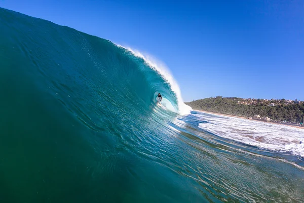 Surfing Hollow Tube Ride — Stock Photo, Image