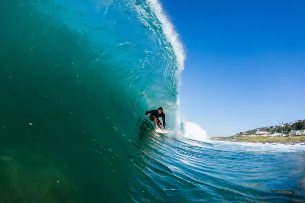 Surfen holle buis rit — Stockfoto