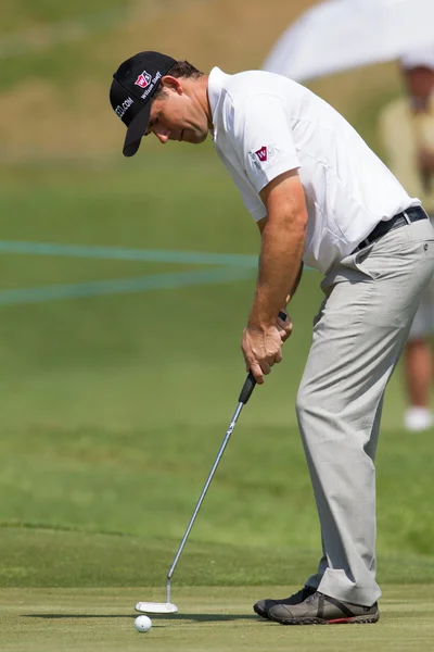 Golf Professional Padraig Harrington Colocando — Fotografia de Stock