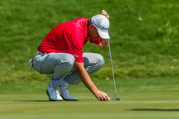 Golf professionell åtgärd robert karlson — Stockfoto