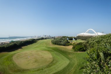Golf Durban Country Club First Hole 2014 clipart