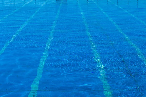 Corsie della piscina Blu — Foto Stock