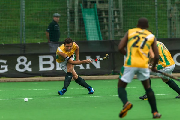 Hockey internationella argentina v-Sydafrika — Stockfoto