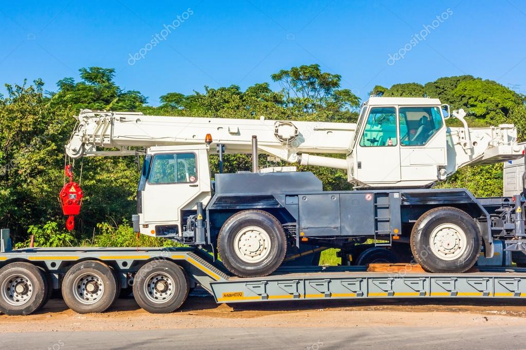 Mobile Crane Trailer Stock Editorial Photo © ChrisVanLennepPhoto 39332199