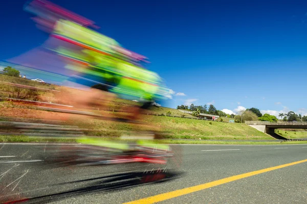 Cycling Tandem Speed Blur Colors — Stock Photo, Image