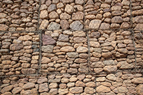 Stone Stacked Wall Construction — Stock Photo, Image