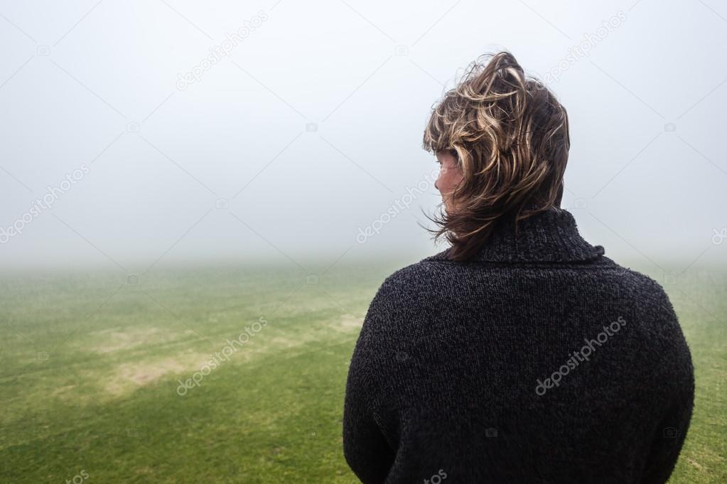 Woman Mist Fields