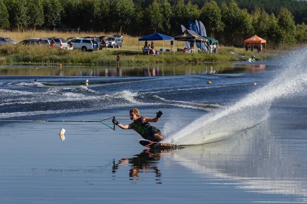 Water-Skiing Action Lake — Stock Photo, Image