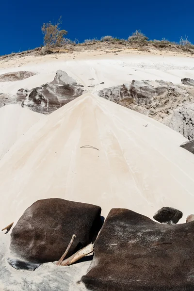 Kıyı şeridi renkleri beach rock sands — Stok fotoğraf