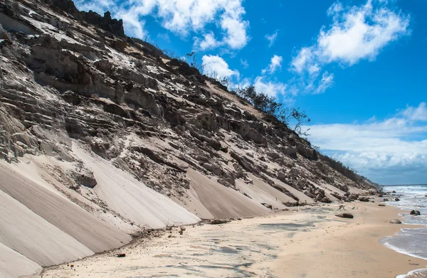 Küstenlinie Farben Strand Felssand — Stockfoto