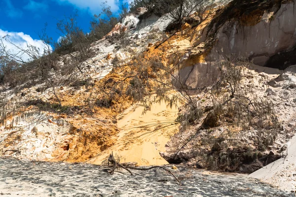 Kıyı şeridi renkleri beach rock sands — Stok fotoğraf