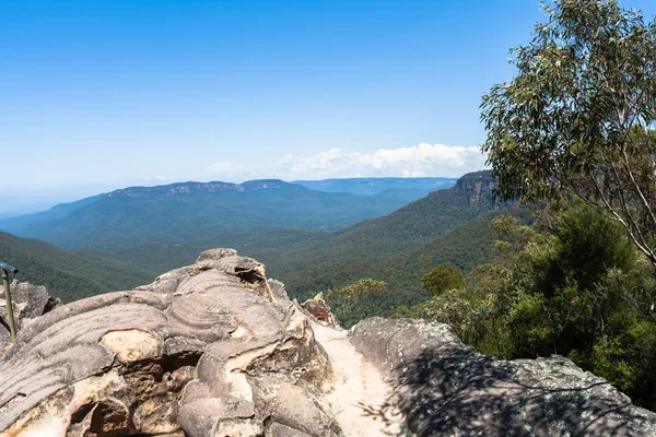 Montaña Rocky Ridge Valley Horizonte — Foto de Stock