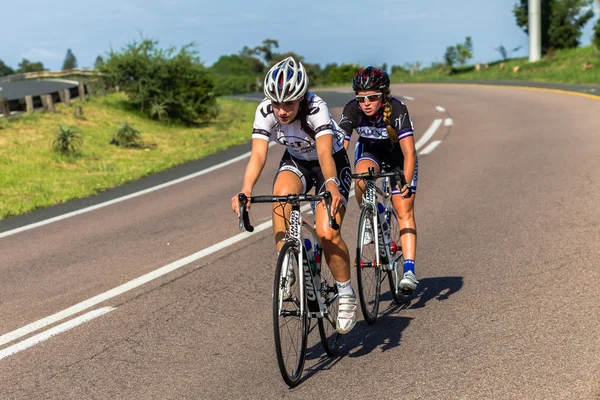 Cavaliers Cyclisme Champs de route — Photo