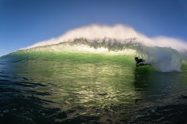 Surfing Wave Body-Boarder Water Action — Stock Photo, Image