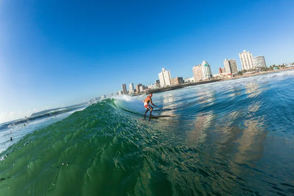 Surfing Waves Durban Water Action — Stock Photo, Image