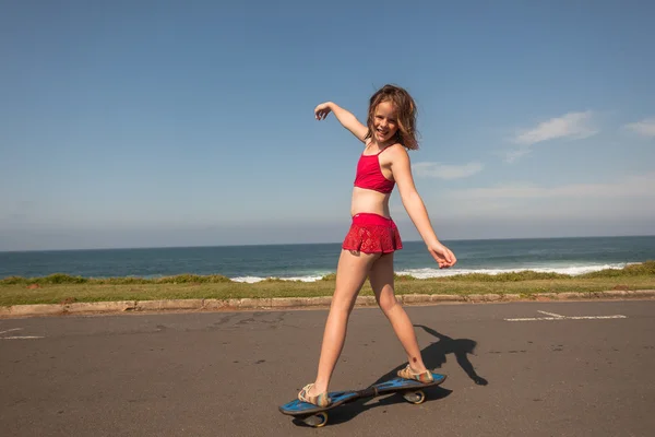 Fille Fun Skateboard — Photo