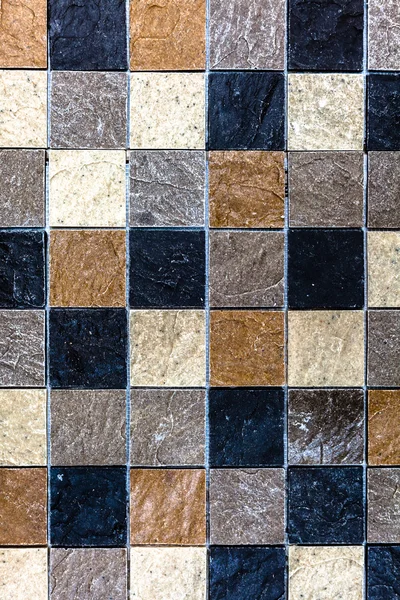 Mosaico Azulejos Gris Carbón Colores Diseño de fondo — Foto de Stock