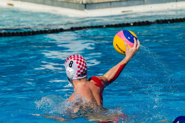 Water-Polo ระดับชาติ การกระทํา — ภาพถ่ายสต็อก