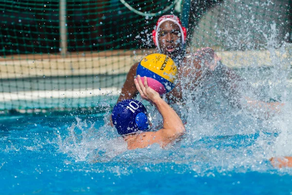 Water-Polo บุรุษระดับชาติ การกระทํา — ภาพถ่ายสต็อก