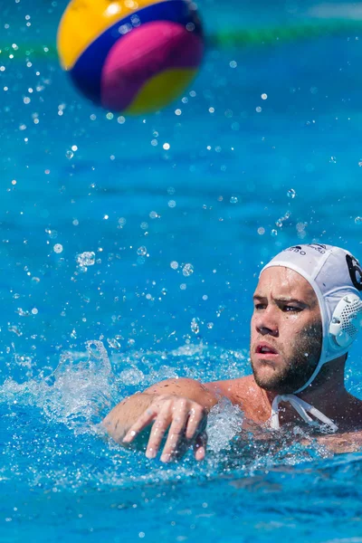 Water-Polo บุรุษระดับชาติ การกระทํา — ภาพถ่ายสต็อก