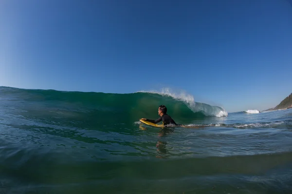 Surf Body-Boarder Wave Water —  Fotos de Stock