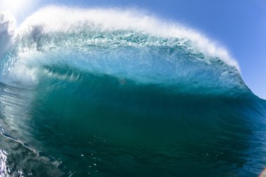 ocean blue gürültüyle çarpmak içinde dalga deniz