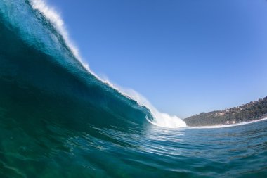 ocean blue gürültüyle çarpmak içinde dalga deniz