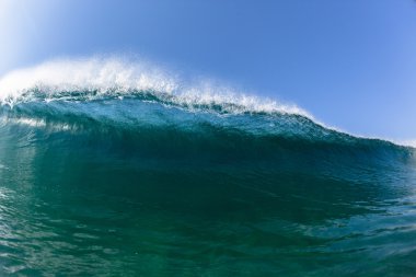 ocean blue gürültüyle çarpmak içinde dalga deniz