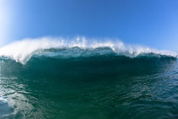 Oceano mare onda dentro crash blu — Foto Stock