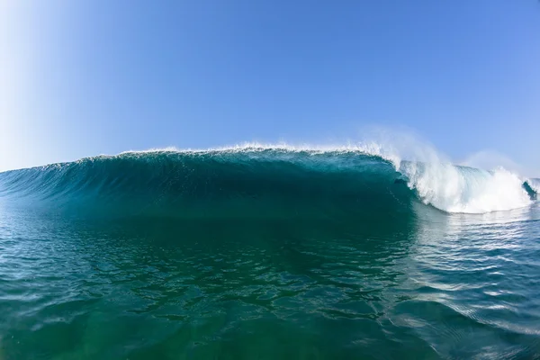 Ocean Sea Wave Inside Crashing Blue — Stock Photo, Image