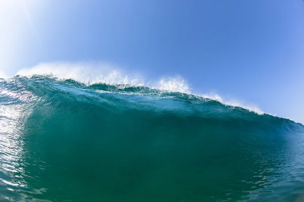 Oceano mare onda dentro crash blu — Foto Stock