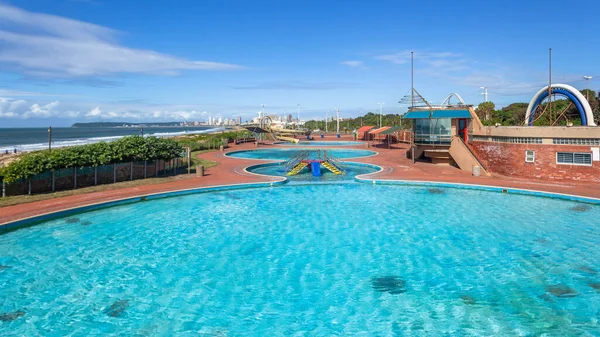 Swimming Pools Public Holiday Facility Durban Beach Front Landscape — Stock Photo, Image