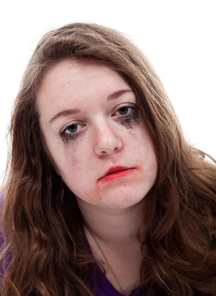 Depressive young girl — Stock Photo, Image