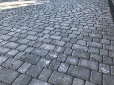 Gündüzleri şık bahçede çeşitli renklerde birbirine yakın köşeler.