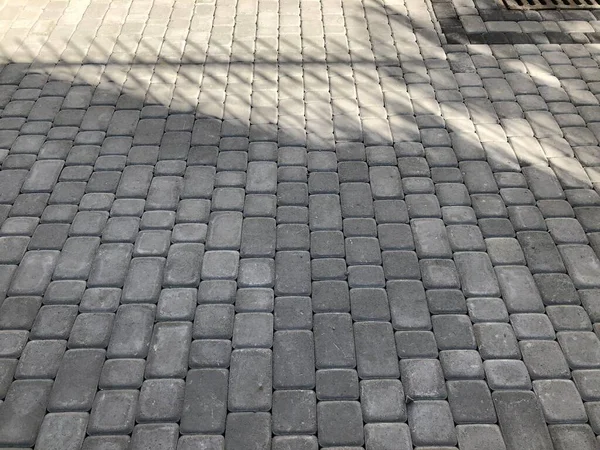 Pavers Aninhados Várias Cores Jardim Chique Durante Dia — Fotografia de Stock