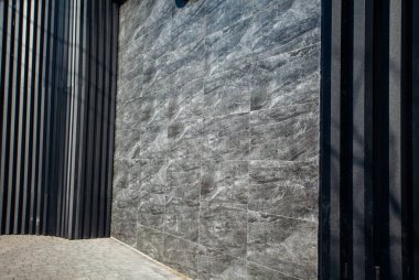 Mermer karoların dokusu, yakın plan. 