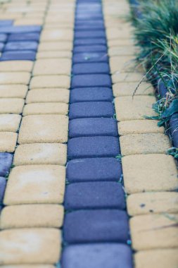 Değişik renklerde taş yontmalar, gündüz vakti yakın çekim. 