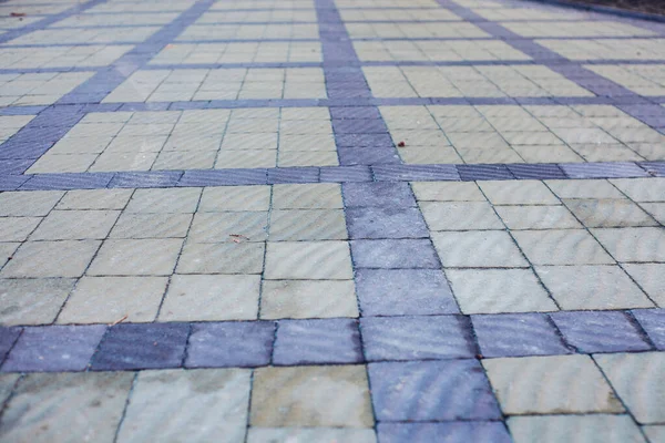 Paving Stones Various Colors Closeup Shot Daytime — Stock Photo, Image