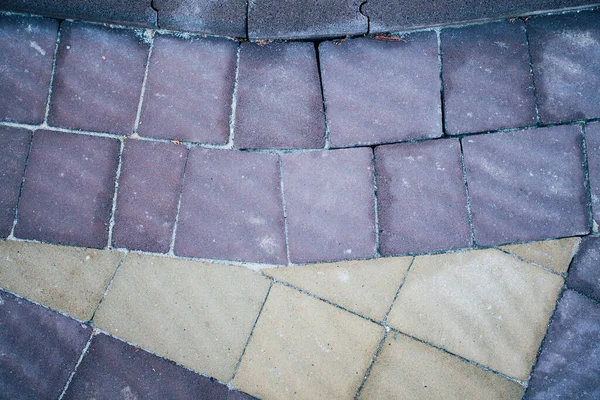 Paving Stones Various Colors Closeup Shot Daytime — Stock Photo, Image