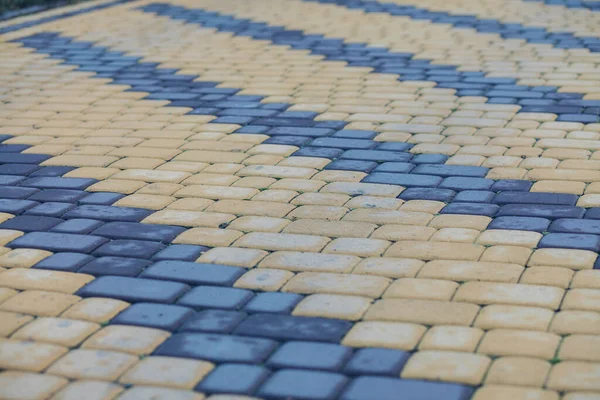 Paving Stones Various Colors Closeup Shot Daytime — Stock Photo, Image