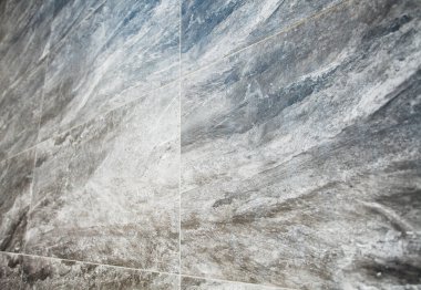 Mermer karoların dokusu, yakın plan. 